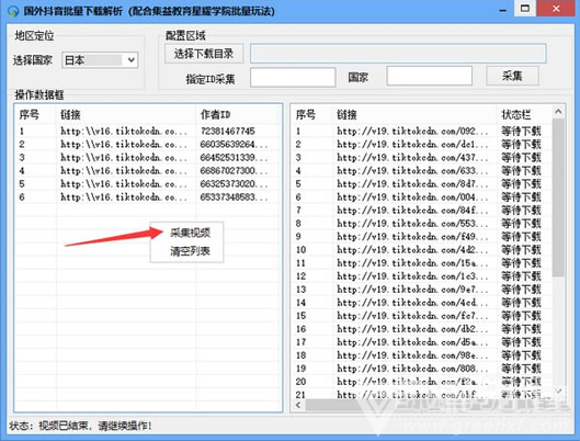 国外抖音批量下载解析(抖音视频下载助手)V1.1 1