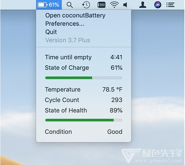 CoconutBattery for mac