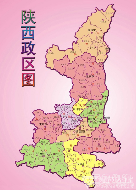 陕西政区图高清全图(陕西政区高清地图)v1.0 正式版