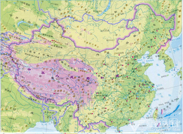 中国地形地图高清版 V1.0 正式版