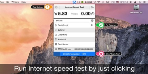 网速度测试for mac(网速测试在线)V2.5 免费