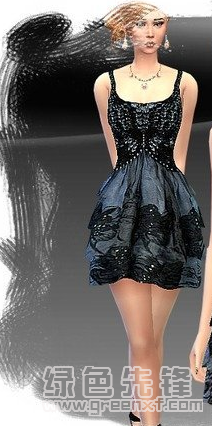 模拟人生4女生性感纱制连衣裙MOD(模拟人生4纱制连衣裙补丁)V1.2 绿色版2