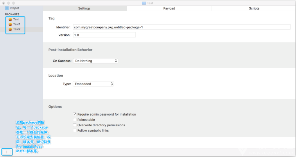 Packages for mac