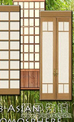 模拟人生4亚洲风格墙纸墙壁MOD(模拟人生4墙纸墙壁补丁)V1.0 绿色版1