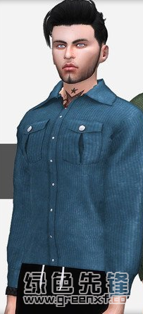 模拟人生4男士帅气衬衫MOD(模拟人生4帅气衬衫补丁)V1.0 绿色版2