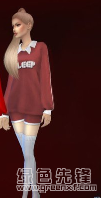模拟人生4女性可爱高领睡衣MOD(模拟人生4女性睡衣补丁)V1.0 绿色版2