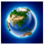 世界地图高清30亿像素电子版(世界地图电子素材)V1.0 绿色版