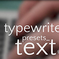 Typewriter Text Presets(AE光标打字效果预设)V2021 免费版