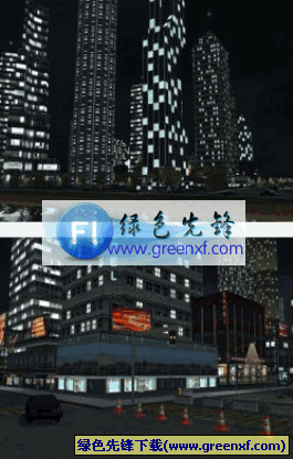 3D屏保(都市之夜)云龙绿化版