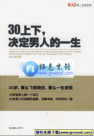 黄金时间成就一生事业《30上下，决定男人的一生》PDF格式