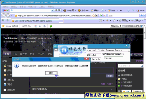 强制进入qq空间内存版|非好友QQ空间查看器2010