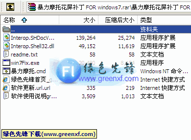 暴力摩托花屏补丁 FOR windows7 绿色版