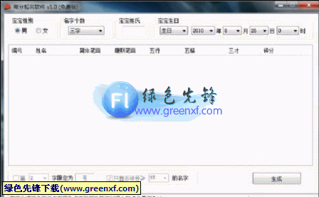 高分起名软件[单文件版]V1.0 绿色版