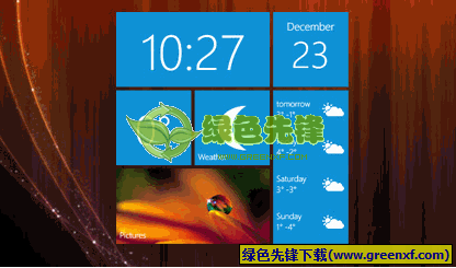 Metro Home(动态时钟桌面工具)V2.1.300 绿色版