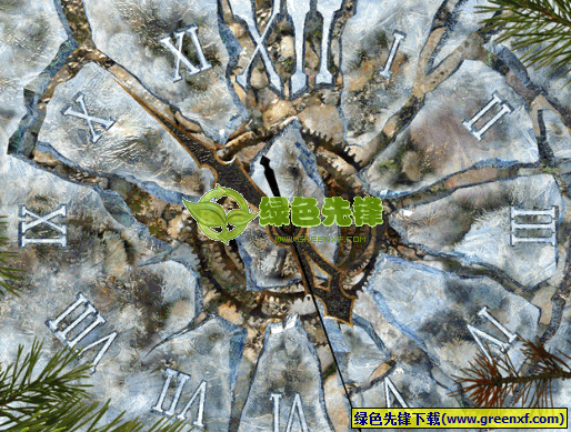 3Planesof Ice Clock 3D Screensaver(3D冰冻时钟屏保)V1.1.1 绿色版