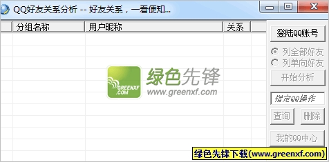 QQ好友关系分析器V1.2 绿色单文件版