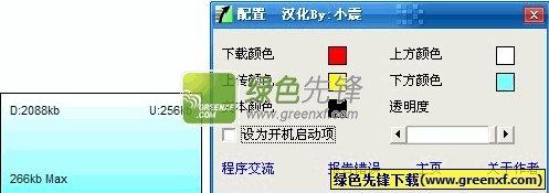 BandwidthMeter(电脑流量图形监控器)V1.2 汉化绿色版