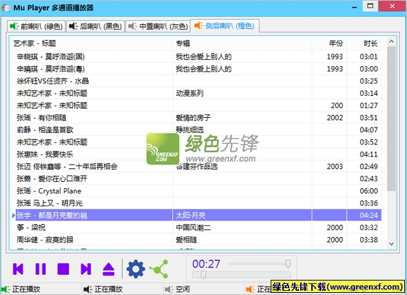 一凡 mu player 多通道播放器下载V1.1 最新绿色版