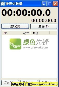 秒表计数器(秒表倒计时)V1.1.1 绿色版