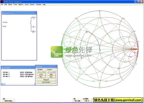原图阻抗匹配计算软件(Smith圆图计算器)V2.1 特别版