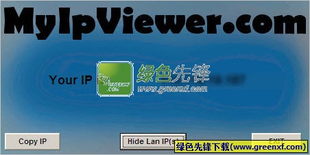 ip地址查询工具(MyIPViewer)V1.01 绿色版