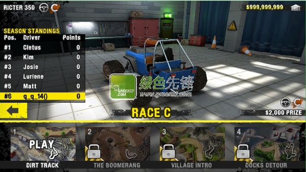 鲁莽赛车3存档(Reckless Racing 3无限钞票)V1.0.2 iPad/iPhone版