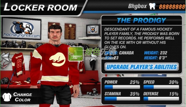 冰球斗士(Hockey Fight Pro)无限金币修改存档V1.65 iPad/iPhone版