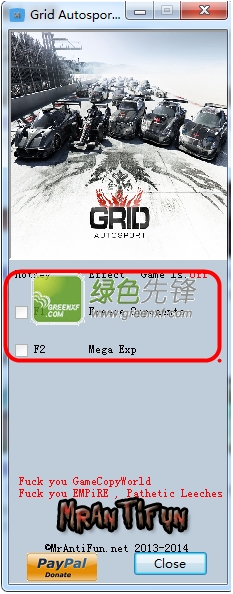 超级房车赛赛车运动AVX修改器(超级房车赛赛车运动二项属性修改器) 最新绿色版