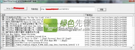 New China Rnbdj 全球顶级舞曲品牌下载器(HIPHOP下载工具)V1.0 绿色版