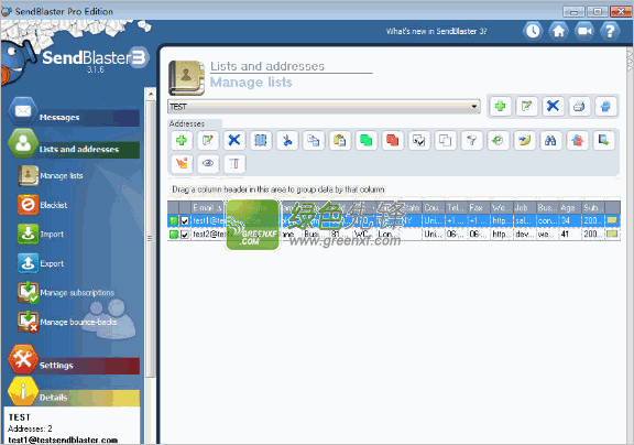 SendBlaster Pro(邮件群发营销平台)V3.11 特别版