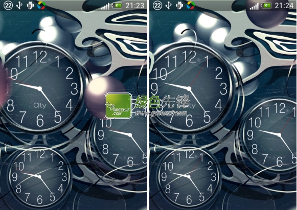 Black clock(黑色时钟3D壁纸)V1.05 安卓汉化版