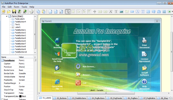 Longtion AutoRun Pro Enterprise(光盘菜单制作工具)V14.3.0.370 无限制企业版