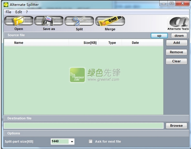 Alternate Splitter文件分离合并器(文件分割合并软件)V1.321 最新版