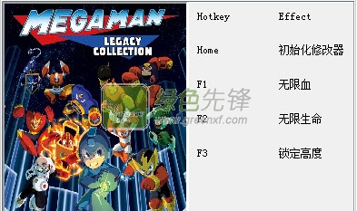 洛克人遗产全版本修改器(3项作弊器) 绿色免费版