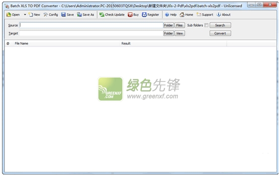 Batch XLS TO PDF Converter(excel转换成pdf转换器)V0.16 绿色版