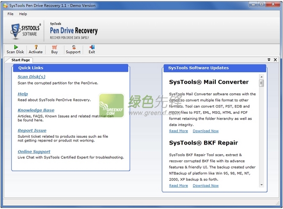 SysTools Pen Drive Recovery(usb数据恢复软件)V1.1.0.3 最新简化版