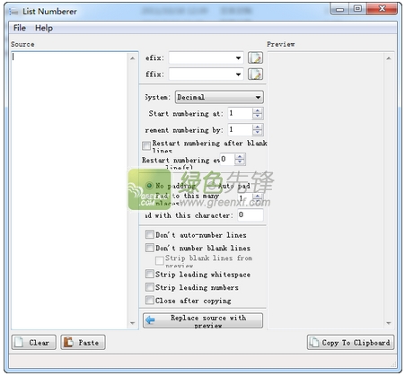 List Numberer(批量文件加序号)V1.20 最新绿色版