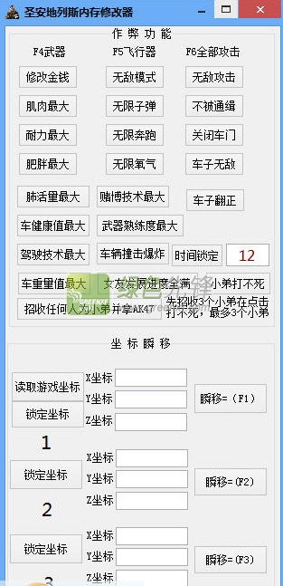 晓东圣安地列斯修改器(圣安地列斯修改车辆数据)V1.10 最新版