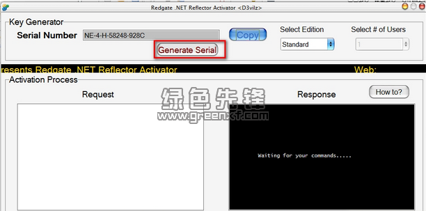 .net reflector serial number