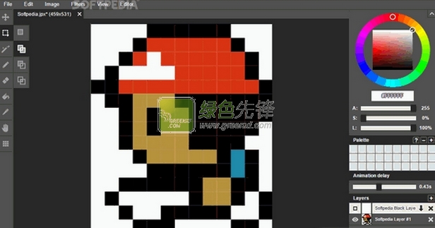 像素艺术动画制作工具(JPixel)V16.03.20 绿色版