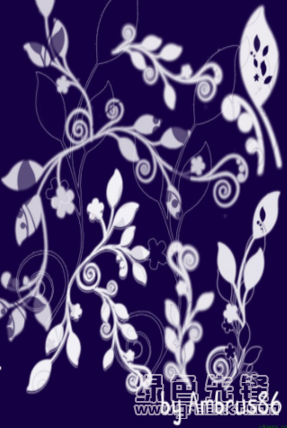 手绘植物叶子花纹图案PS笔刷(植物叶子花纹笔刷素材)V1.0 绿色版1