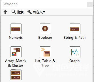 Wooden UI Controls Kit(labview控件工具箱)g