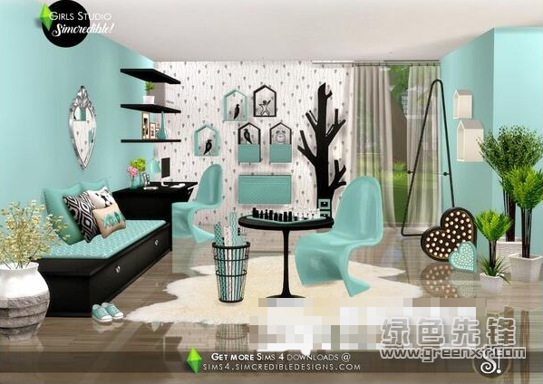 模拟人生4女孩工作室MOD