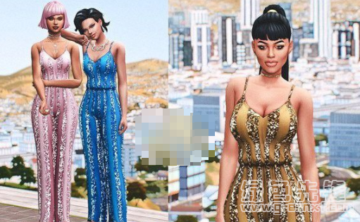 模拟人生4舞厅亮片连衣裤MOD(模拟人生4亮片连衣裤补丁)