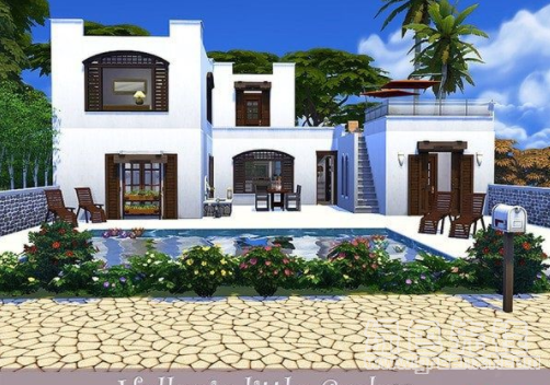 模拟人生4希腊爱琴海建筑MOD(模拟人生4爱琴海建筑模型)