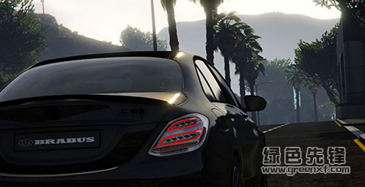 侠盗猎车手5巴博斯改装奔驰AMG C63S暴力轿跑MOD(gta5奔驰AMG C63S模型) 汉化版1