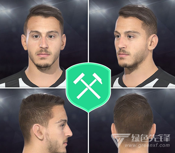 实况足球2018纽卡斯尔中锋何塞卢面部补丁(pes2018何塞卢模型) 中文版1