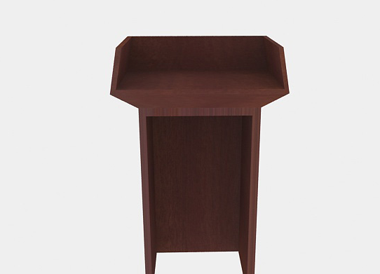 学校讲台3d模型(学校礼堂会堂演讲台3d模型文件)V1.00 免费版2