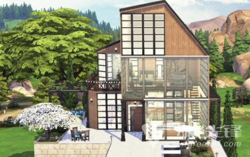 模拟人生4现代小阁楼MOD(模拟人生4房屋mod) 绿色版1