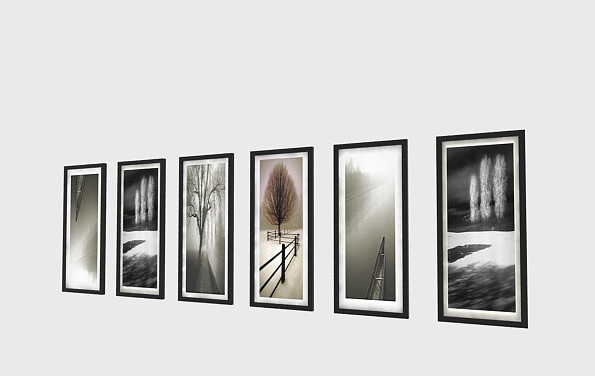 展示画廊3d模型(室内画展画廊3d模型辅助)V1.00 绿色版1